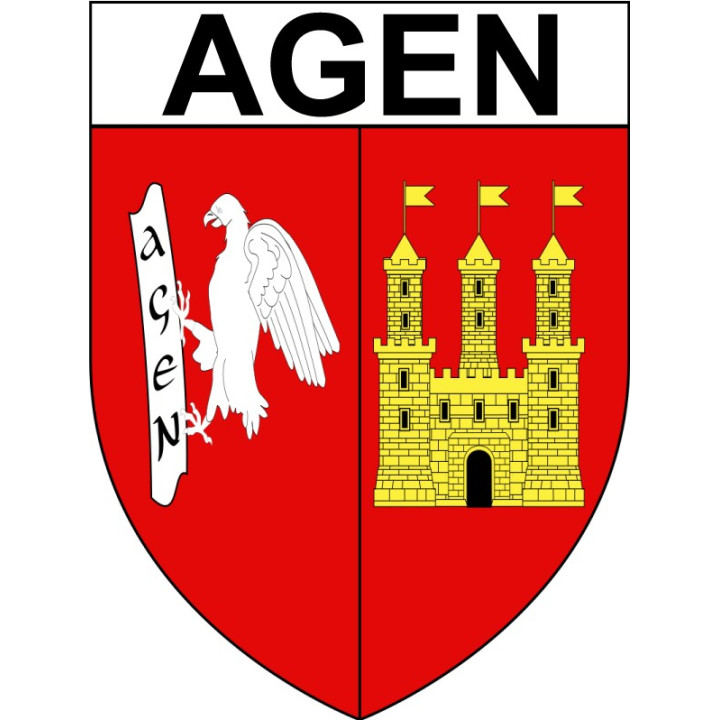 Bazas Sticker wappen, gelsenkirchen, augsburg, klebender aufkleber