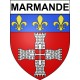 Marmande 47 ville Stickers blason autocollant adhésif