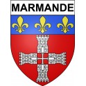 Marmande 47 ville Stickers blason autocollant adhésif