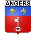 Angers 49 ville Stickers blason autocollant adhésif