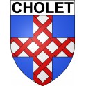 Cholet 49 ville Stickers blason autocollant adhésif