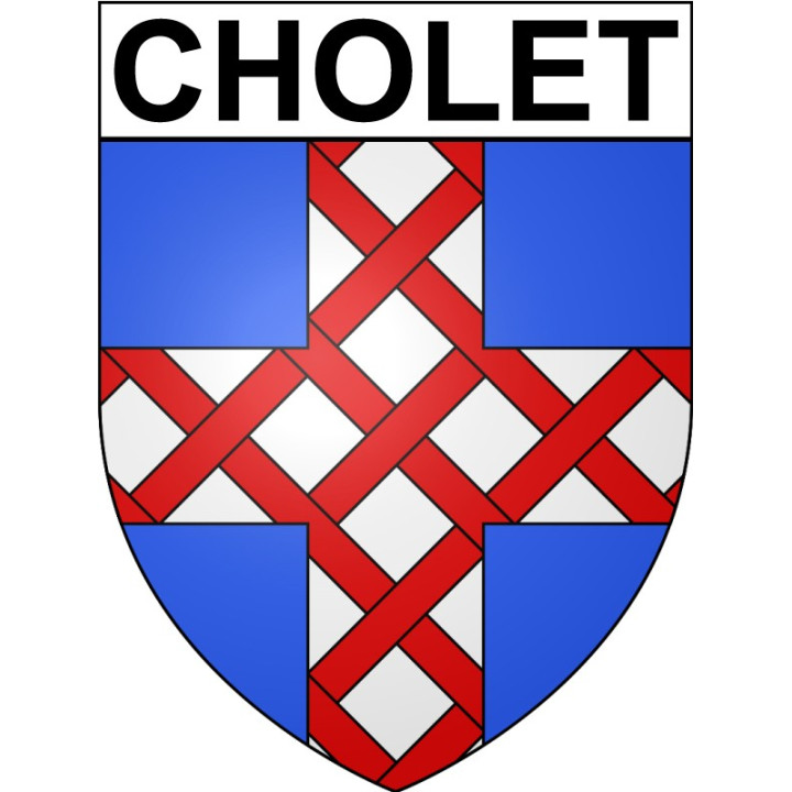 Cholet 49 ville Stickers blason autocollant adhésif