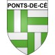 Pegatinas escudo de armas de Angers adhesivo de la etiqueta engomada