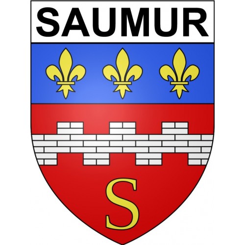 Pegatinas escudo de armas de Angers adhesivo de la etiqueta engomada