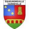 équeurdreville-Hainneville 50 ville Stickers blason autocollant adhésif