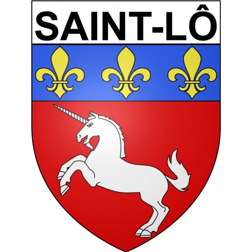 Pegatinas escudo de armas de Angers adhesivo de la etiqueta engomada