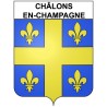 Châlons-en-Champagne 51 ville Stickers blason autocollant adhésif