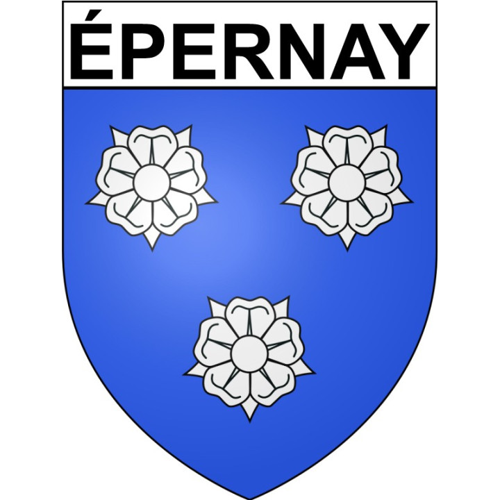 épernay 51 ville Stickers blason autocollant adhésif