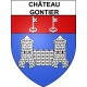 Château-Gontier 53 ville Stickers blason autocollant adhésif