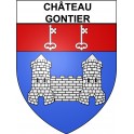 Château-Gontier 53 ville Stickers blason autocollant adhésif