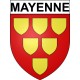 Mayenne 53 ville Stickers blason autocollant adhésif