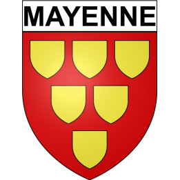 Stickers coat of arms Bazas adhesive sticker