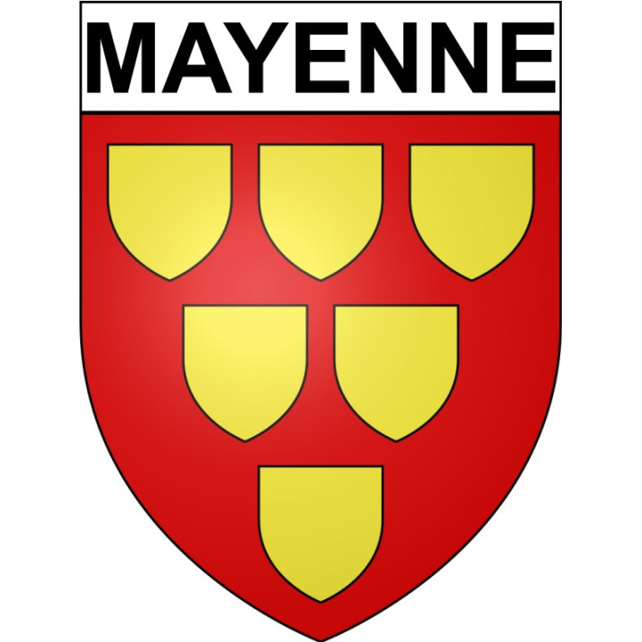 Stickers coat of arms Bazas adhesive sticker