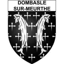 Dombasle-sur-Meurthe 54 ville Stickers blason autocollant adhésif
