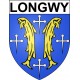 Longwy 54 ville Stickers blason autocollant adhésif