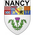 Nancy Sticker wappen, gelsenkirchen, augsburg, klebender aufkleber