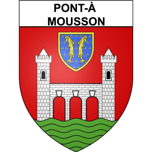 Pegatinas escudo de armas de Bazas adhesivo de la etiqueta engomada