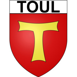 Toul 54 ville Stickers blason autocollant adhésif