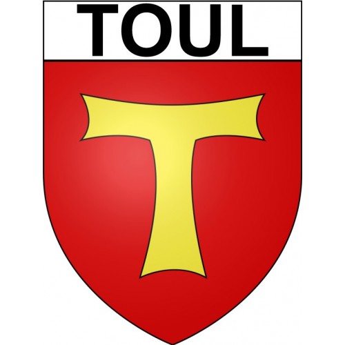 Toul 54 ville Stickers blason autocollant adhésif