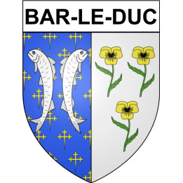 Stickers coat of arms Bazas adhesive sticker