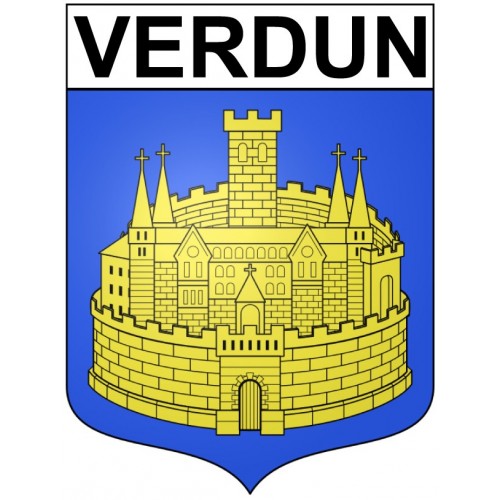 Verdun 55 ville Stickers blason autocollant adhésif