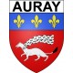 Auray Sticker wappen, gelsenkirchen, augsburg, klebender aufkleber