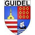 Guidel 56 ville Stickers blason autocollant adhésif