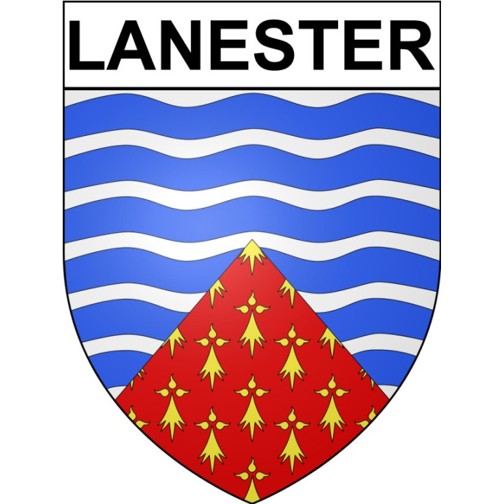 Lanester 56 ville Stickers blason autocollant adhésif