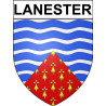 Stickers coat of arms Bazas adhesive sticker