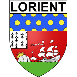 Stickers coat of arms Bazas adhesive sticker