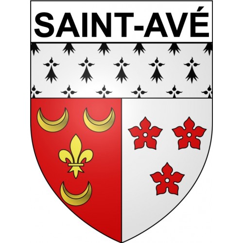 Saint-Avé 56 ville Stickers blason autocollant adhésif