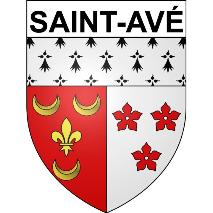 Stickers coat of arms Bazas adhesive sticker