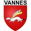 Pegatinas escudo de armas de Vannes adhesivo de la etiqueta engomada