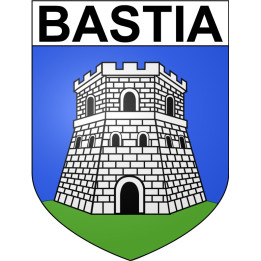 Pegatinas escudo de armas de Ajaccio adhesivo de la etiqueta engomada