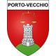 Porto-Vecchio 20 ville Stickers blason autocollant adhésif