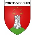 Porto-Vecchio 20 ville Stickers blason autocollant adhésif