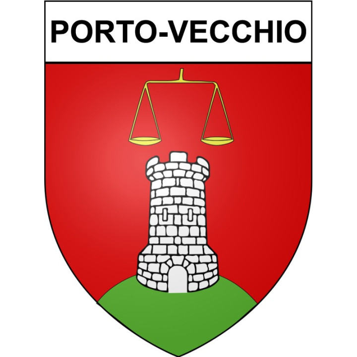Stickers coat of arms Ajaccio adhesive sticker