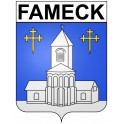 Amnéville Sticker wappen, gelsenkirchen, augsburg, klebender aufkleber