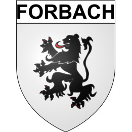 Forbach 57 ville Stickers blason autocollant adhésif