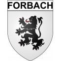 Forbach 57 ville Stickers blason autocollant adhésif