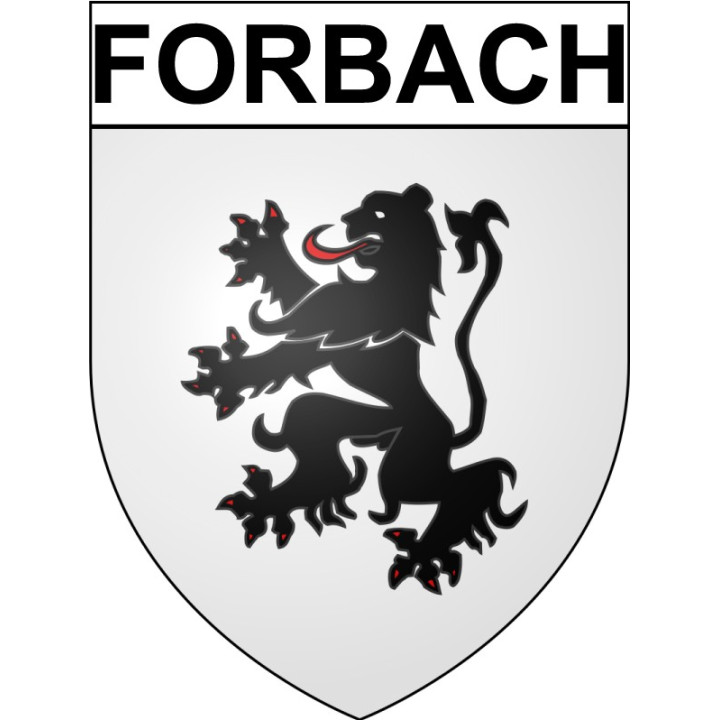 Forbach 57 ville Stickers blason autocollant adhésif