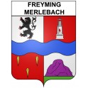 Freyming-Merlebach 57 ville Stickers blason autocollant adhésif