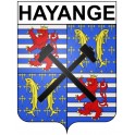 Pegatinas escudo de armas de Amnéville adhesivo de la etiqueta engomada