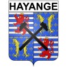 Hayange 57 ville Stickers blason autocollant adhésif