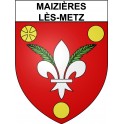 Maizières-lès-Metz 57 ville Stickers blason autocollant adhésif