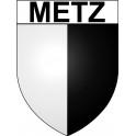 Metz 57 ville Stickers blason autocollant adhésif