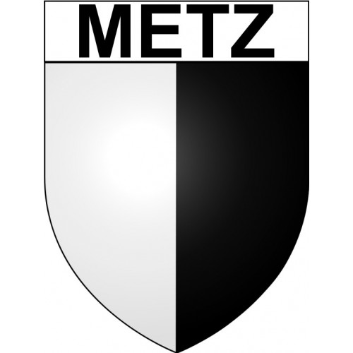 Metz 57 ville Stickers blason autocollant adhésif