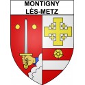 Montigny-lès-Metz 57 ville Stickers blason autocollant adhésif