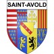 Pegatinas escudo de armas de Amnéville adhesivo de la etiqueta engomada