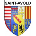 Saint-Avold 57 ville Stickers blason autocollant adhésif